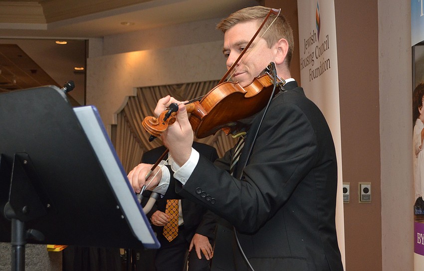 Violinist Matt Deny performs on Feb. 26 at Michael’s On East.