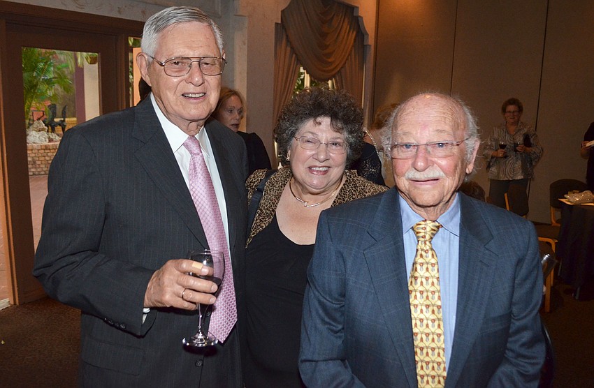 Dr. Bernard Levine, Regina Platano and Curtis Hecht