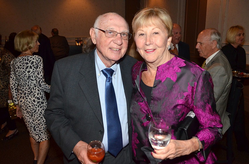 Lewis Moyer and Dr. Sandra Packard