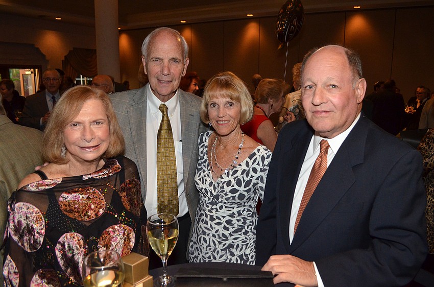 Marge Sandler, Herb Strachman and Jackie and Stu Tauver