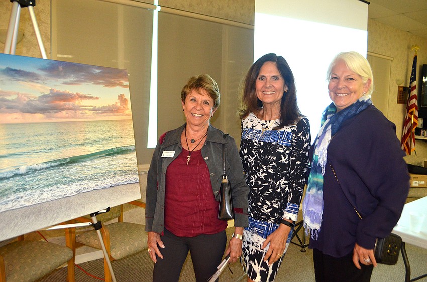 Carol Peschel, Mary Lou Johnson and Becky Thomas