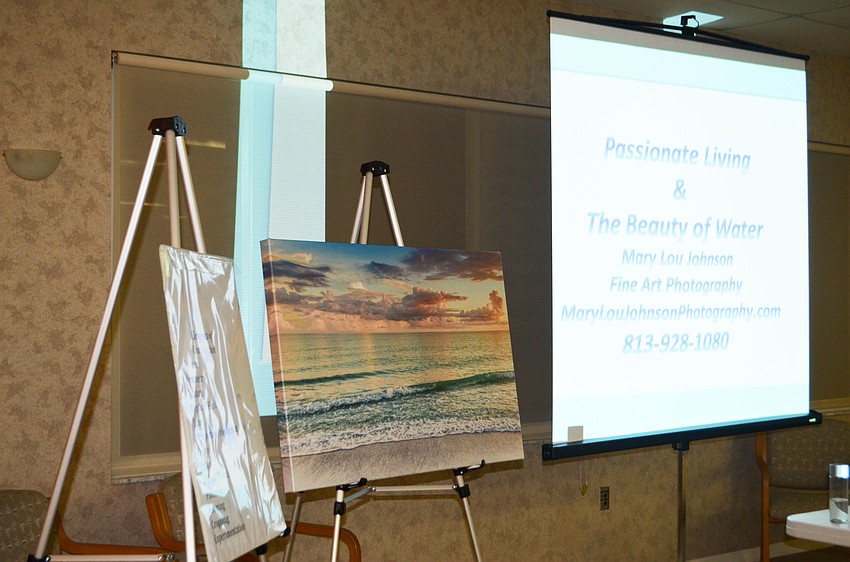 Mary Lou Johnson spoke to the Longboat Key Garden Club about her photography at the club’s monthly meeting on Feb. 28.