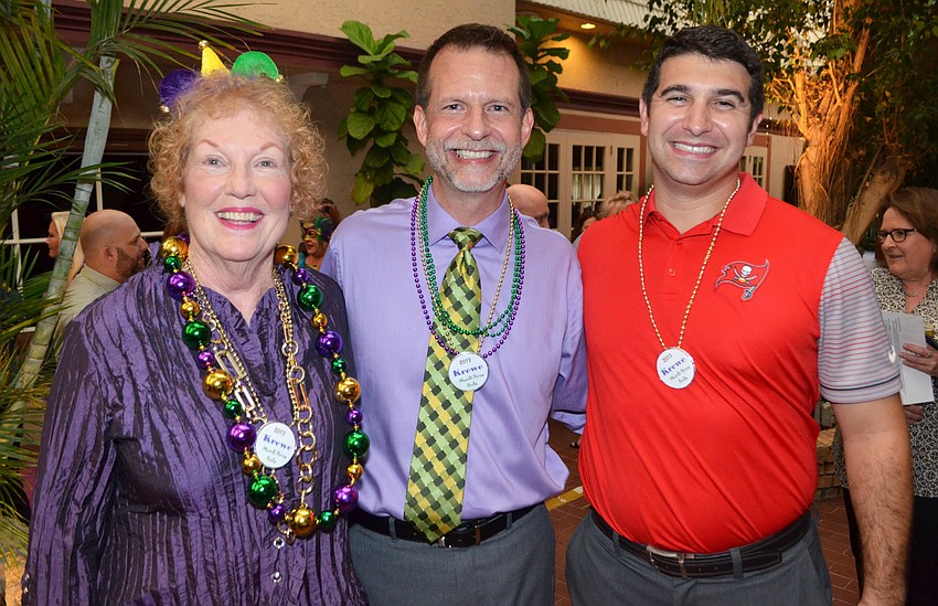 Mary Lou McFate, Dan Austin and Austin Fetzer
