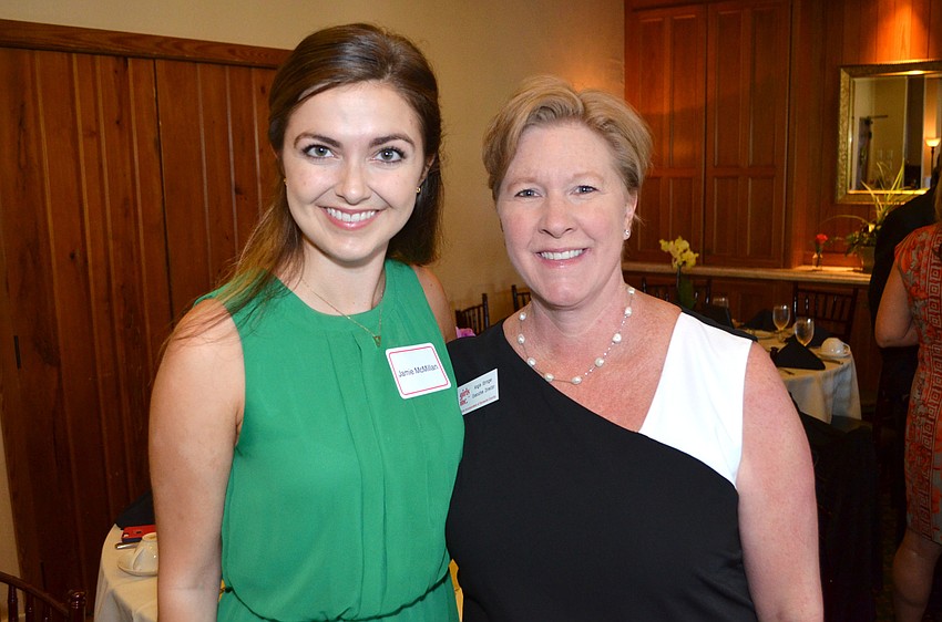 Jamie McMillan and Girls Inc. of Sarasota County Executive Director Angie Stringer