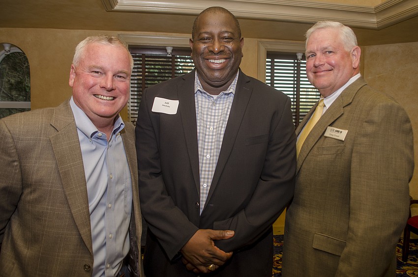 Jack Brill, Sarasota Office of Business and Economic Development Director Jeff Maultsby and Greg Elwell