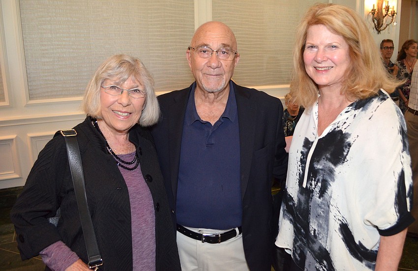 Gerri Aaron, Marv Albert and Jo Rutstein