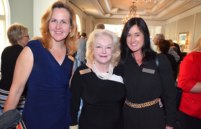 Melissa Lane, Monica Van Buskirk and Erin Gizzo