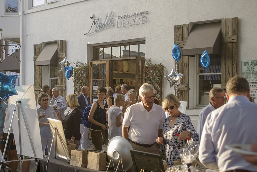 The event was hosted on the Malbi Decor patio.