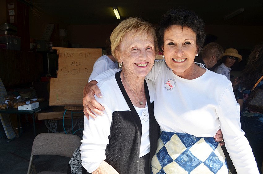 Carol Westwood and Sandy Finnegan