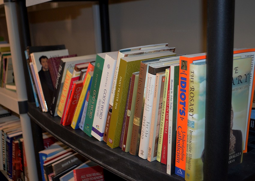 There was an entire room dedicated to books at the Royal Rummage Sale.