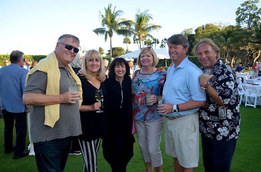 Claus Tenter, Liz Addison, Joy Shepherd, Marian and David Rowe and Ralph Shepherd