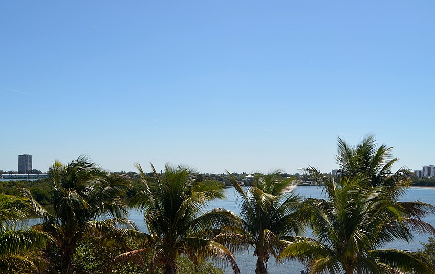 Howard Rooks home looks out into Sarasota Bay and Pansy Bayou.