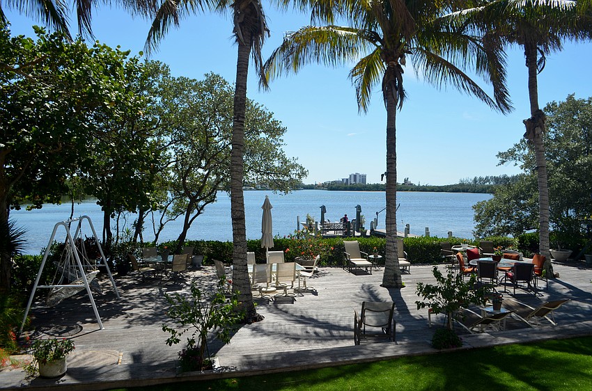 Howard Rooks’ backyard looks out onto Pansy Bayou.