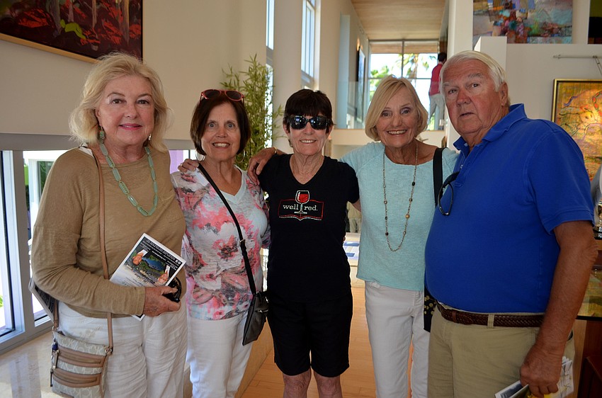 Susan Ostrander, Barbara Young, Kathy Gobbi and Lorraine and Walter Smith