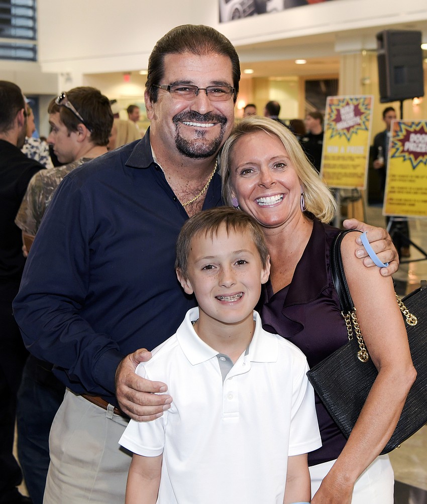 Art Conforti with Lisa and Matthew Harriman