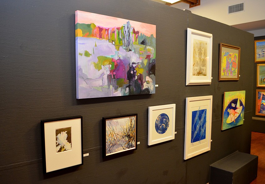 The juried exhibit features artwork submitted my local artists. All works are available for purchase.