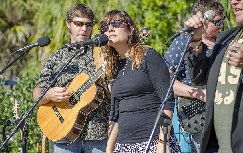 Local band Wash Bear performed during the event.
