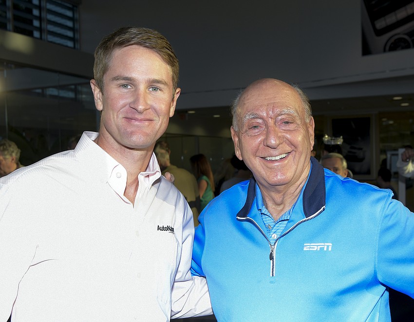 Ryan Hunter-Reay and Dick Vitale