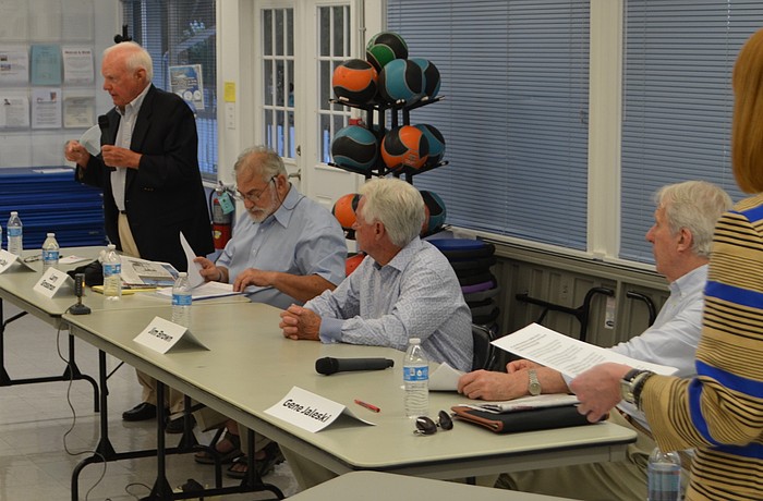 Town commission candidates spoke to Longboat Key voters earlier this month at a public forum.