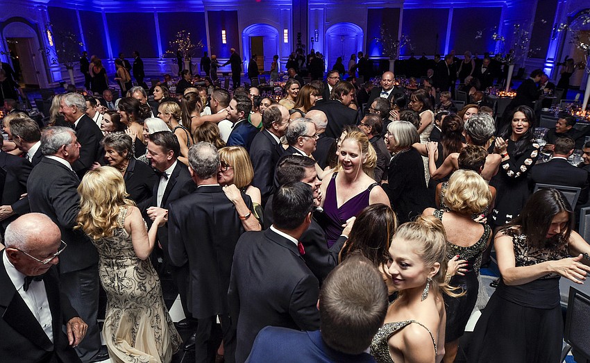 Guests at the annual Asolo Gala hit the dance floor on March 4 at The Ritz-Carlton, Sarasota.