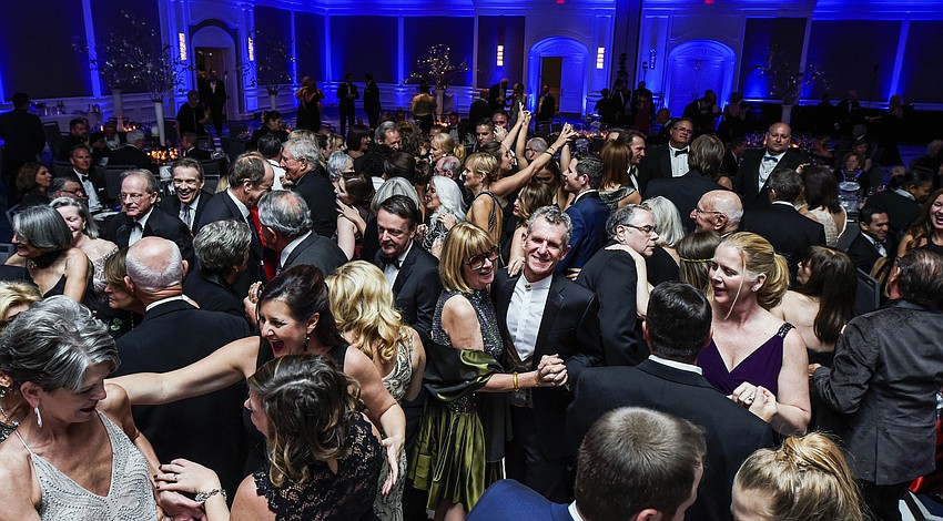 Guests at the annual Asolo Gala hit the dance floor on March 4 at The Ritz-Carlton, Sarasota.