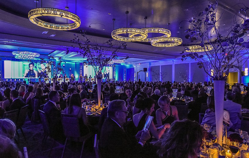 Guests at the annual Asolo Gala enjoy dinner on March 4 at The Ritz-Carlton, Sarasota.