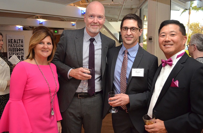 Dr. Karen Hamad, Dr. Virgil Reid, Ryan Endress and Dr. Jon Yenari