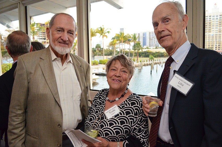 Steve and Trudy Bradley with Lou Wells