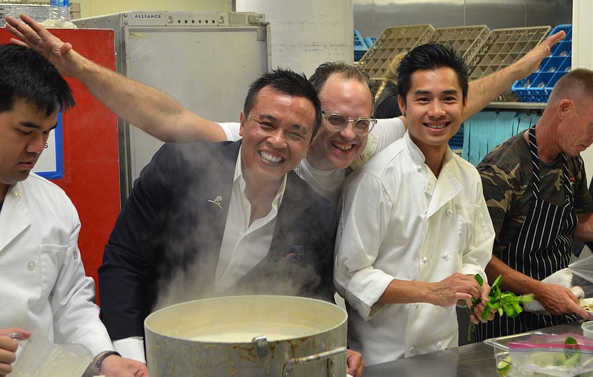 Veth Seneno, Christian Hershman and Bryan Aye