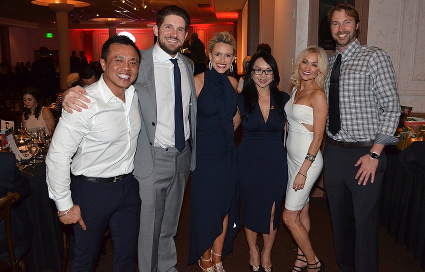 Veth Senenoi, Irwin and Montana Taplinger, Anolay Senenoi, Ali Thompson and Matt Coan