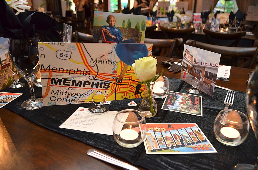 All decorations and furniture for the March 10 event at Michael’s On East were donated by Sarasota Architectural Salvage and So Staged Events.