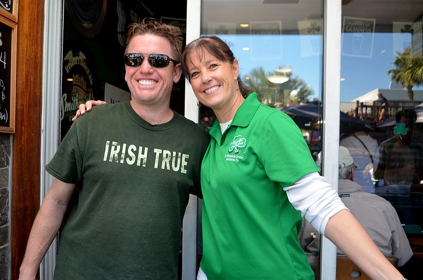 Lynches Pub & Grub owner Jason Burns and Tammy Halstead