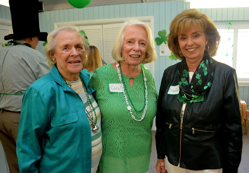 Bonnie Cocchiaraley, Carol Rhoder and Freddie Baribault