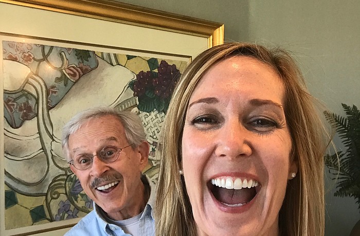 Sherri Mills and comedian Dick Smothers