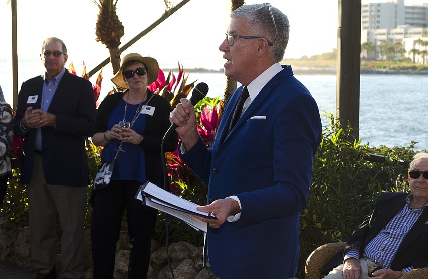 Asolo’s Producing Artistic Director Michael Donald Edwards announces the 2017-2018 season on March 20 at the home of Rita and Ron Greenbaum.