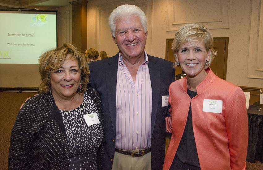 Claudia and Jack Barnett with Robyn Bell