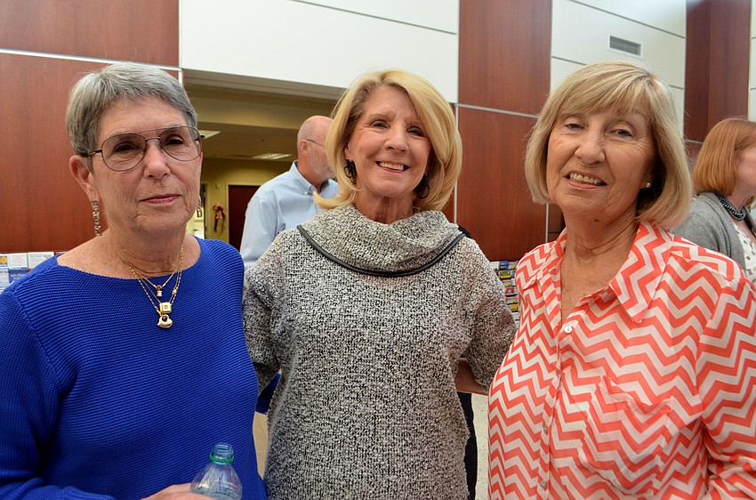 Madelyn Spoll, Barbara Gurchieck and Ginny Johnson