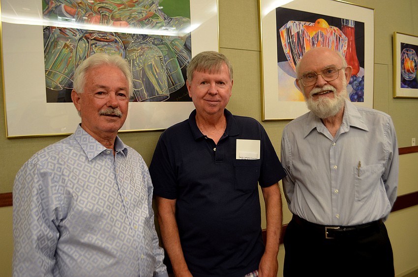 Commissioner Jim Brown, Andrew Aitken and Roger Rockefeller