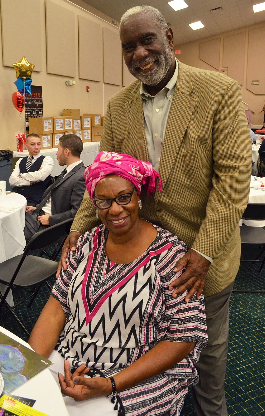 Shelia and Fred Atkins, founder of Mayors’ Feed the Hungry Program