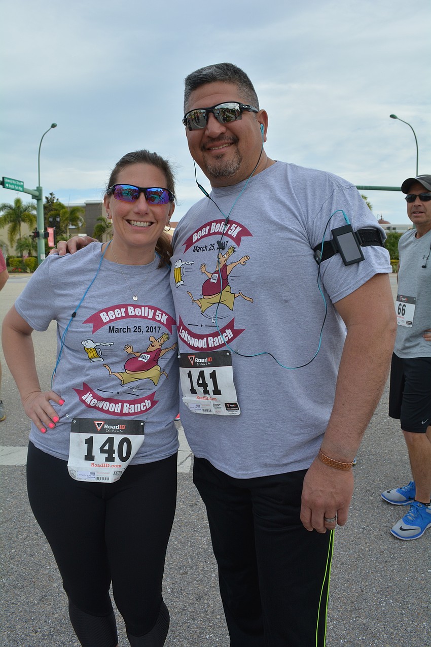 Ivy and Victor Pena find a run to participate in every year they come down for a visit from Illinois.