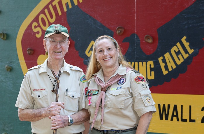 Lakewood Ranch' s B.J. "Red Dog" Maynard and Maureen Reinecke will be receiving recognition for their devotion to Manatee County' s Scouting program.