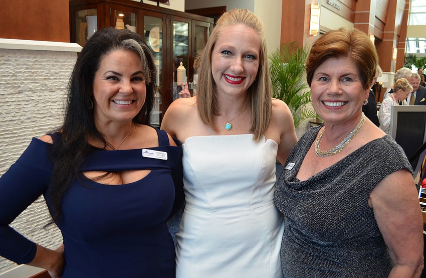 Michelle Snyder, All Children’s Hospital Sarasota/Manatee Branch President Amanda Fernandez and Jane Hutchins