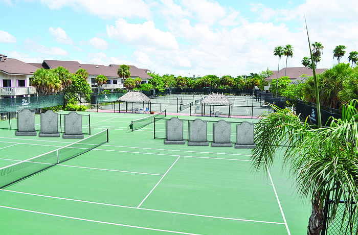 The resort-style cemetery