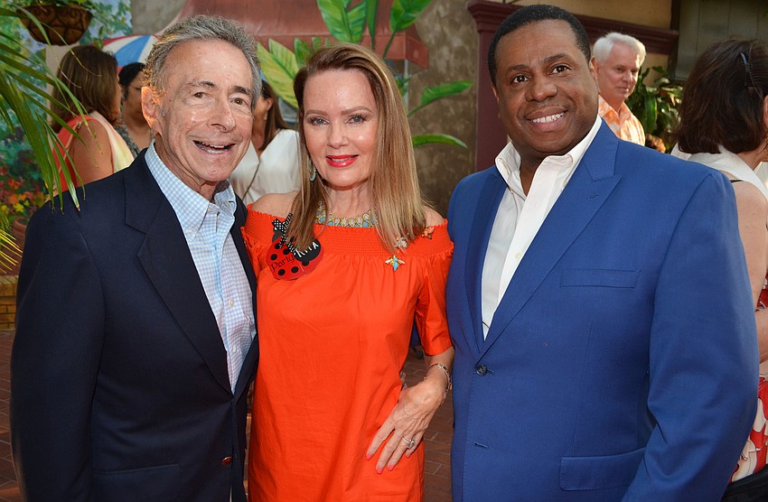 Ron and Co-Chairwoman Rita Greenbaum with WBTT Founder/Artistic Director Nate Jacobs