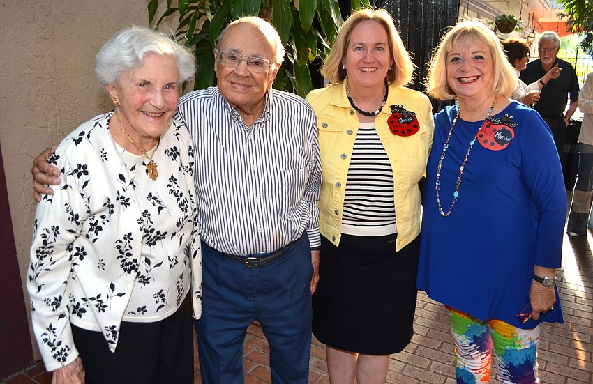 Frances Robinson, Len Gumley, WBTT Executive Director Julie Leach and WBTT Board of Trustees Chairwoman Marian Moss