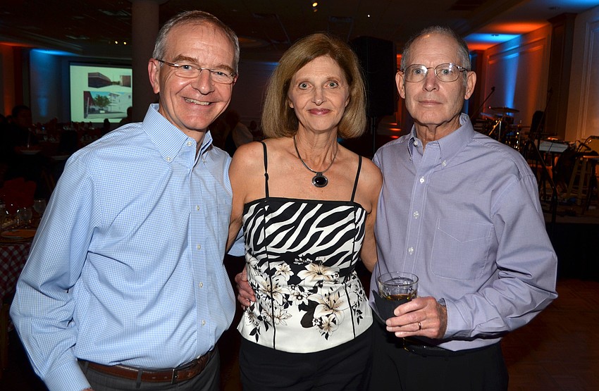 Brock Leach with Barbara and Marty Bowling