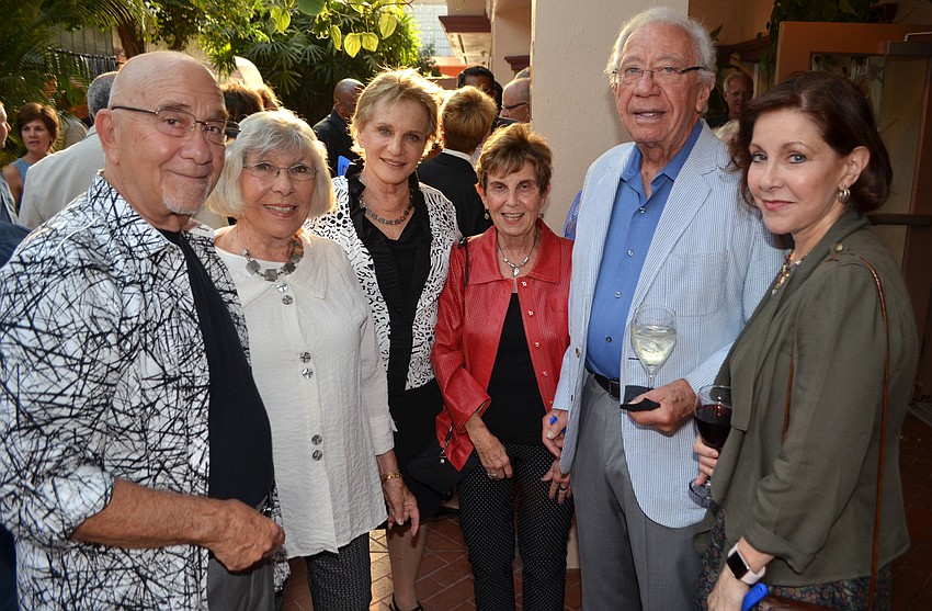 Marvin Albert, Gerri Aaron, Charlotte Perret, Nancy Roucher, Charles Perret and Patricia Caswell