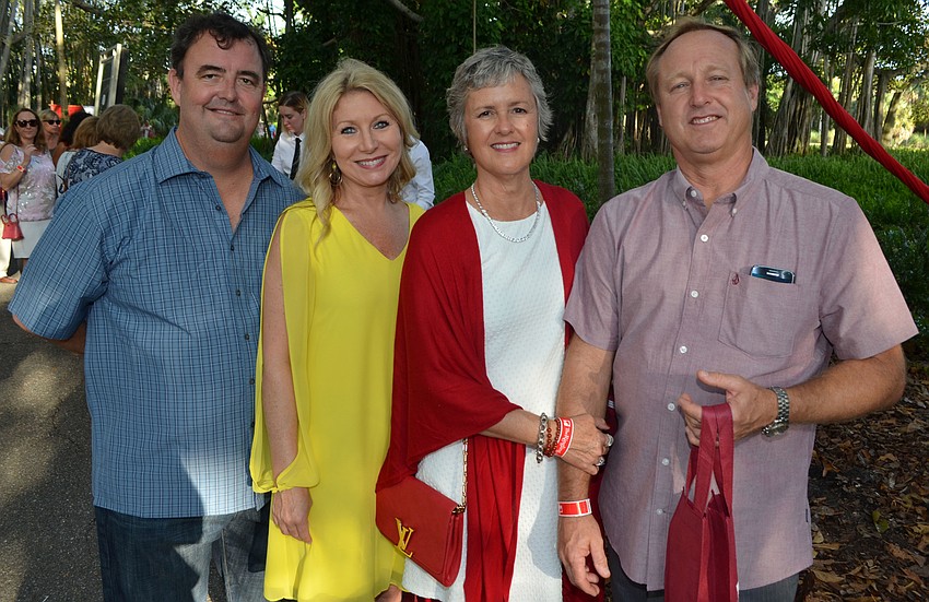 Pat Askins and Michele Stephan with Felicia and Brett Bennett