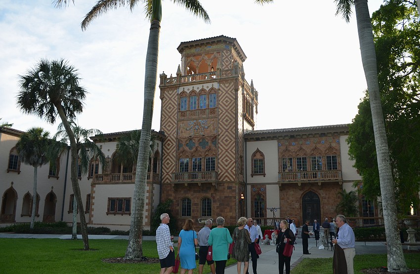 Guests reach their final destination at the 5th annual Wine Walk to Ca’ d’Zan on March 31 at The Ringling.