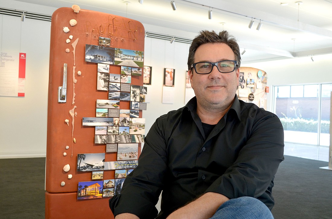 Martin Gold, UF CityLab director, sees refrigerator doors as a place where Americans tell the stories of their lives.